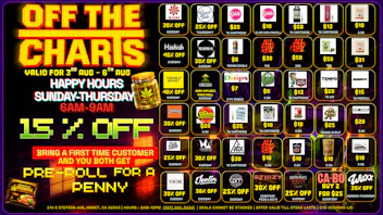 Off The Charts - Hemet on Stetson Ave 30% off First time customers !!!