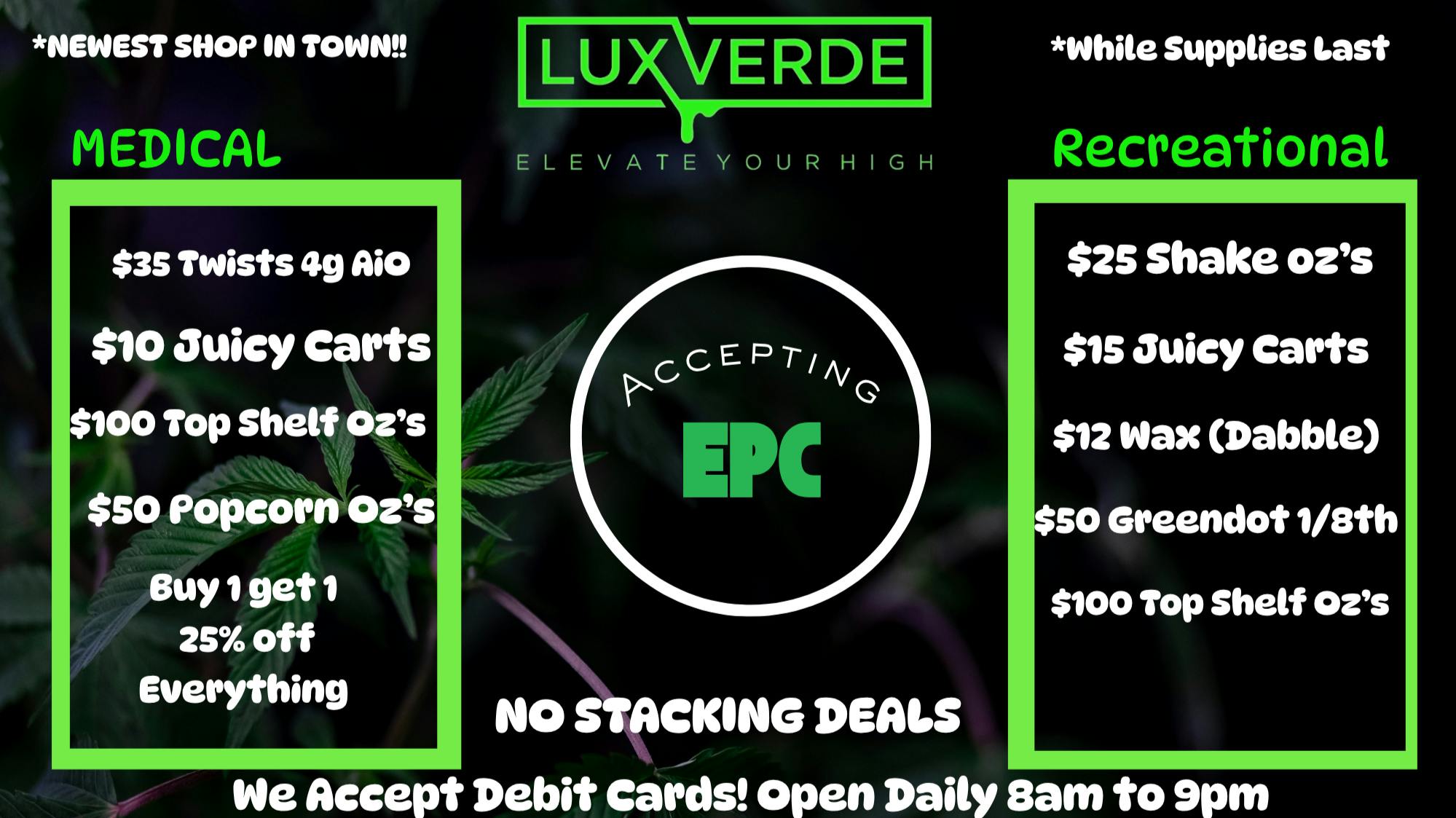 Flavors - Circle Flavors/Luxverde Opening Deals