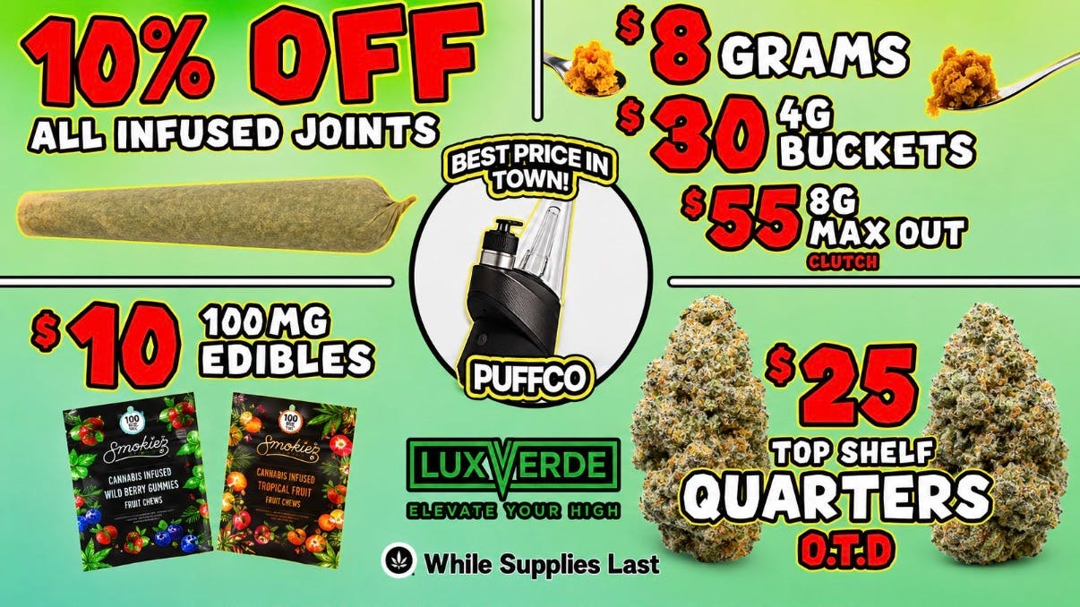 Lux Verde Your Tuesday upgrade starts here!