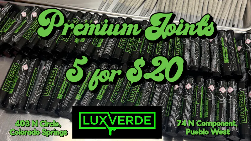 Lux Verde Lux Verde Joints are Here!