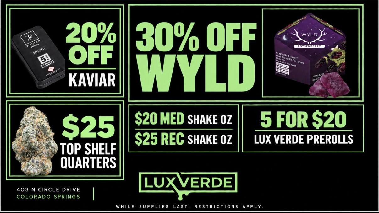 Lux Verde Wyld Tuesday!!!