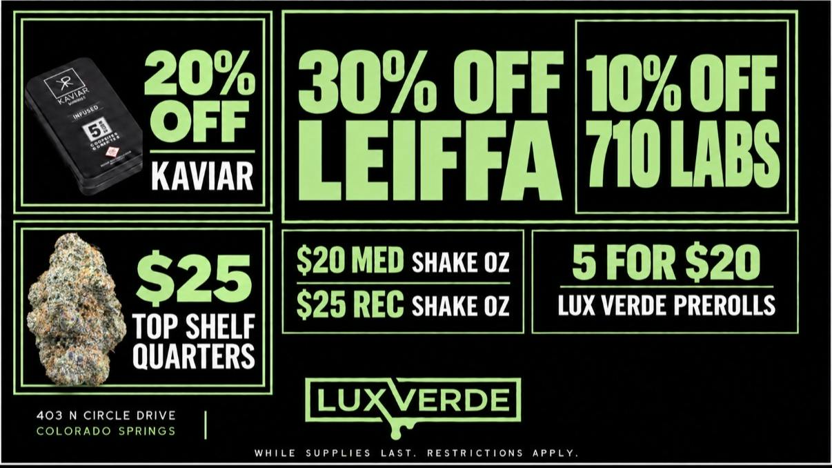 Lux Verde 710 Labs Day 😎