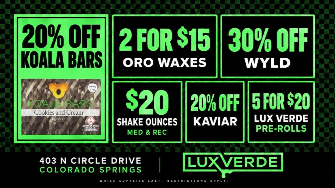 Lux Verde Koala Mondays!!