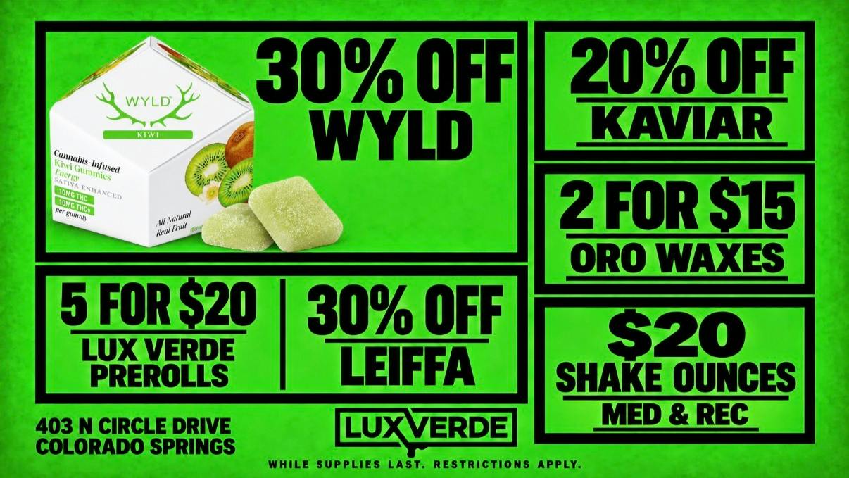 Lux Verde Wyld Days are still here!