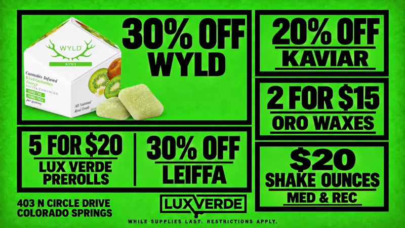 Lux Verde Wyld Days are still here!