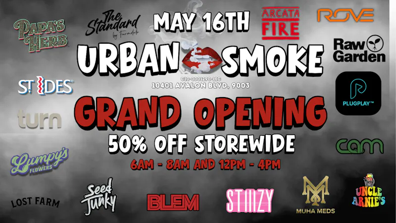 Urban Smoke - Avalon GRAND OPENING 50% OFF