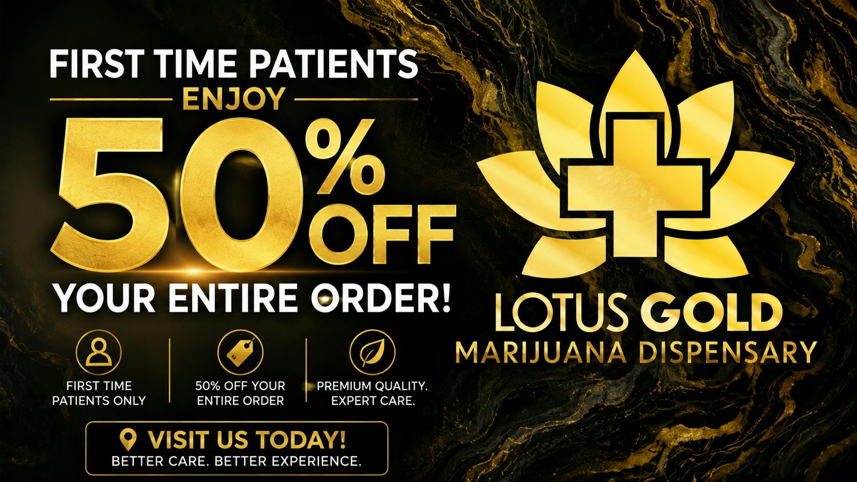 Lotus Gold - Nicoma Park First time patients get 50%off there entire order