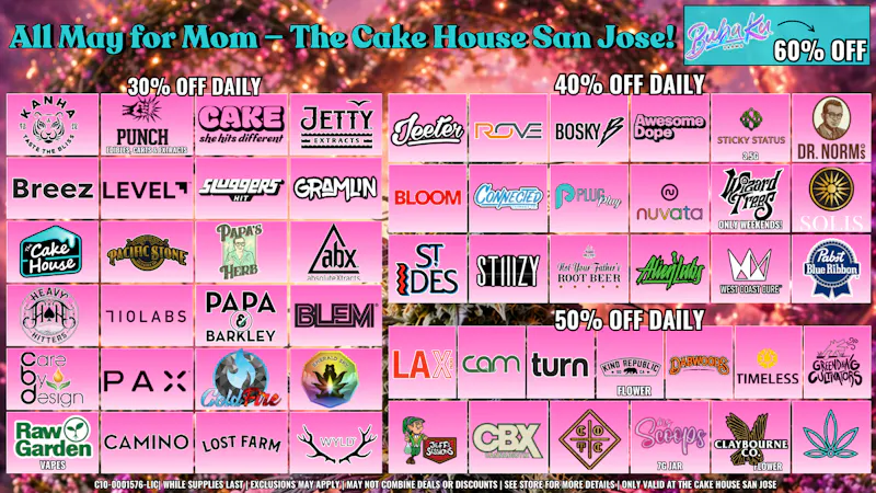 The Cake House - San Jose *Now Open* TCH San Jose May Deals!
