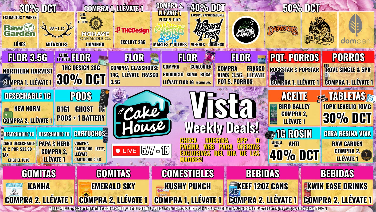 The Cake House - Vista ¡Ofertas semanales TCH Vista!