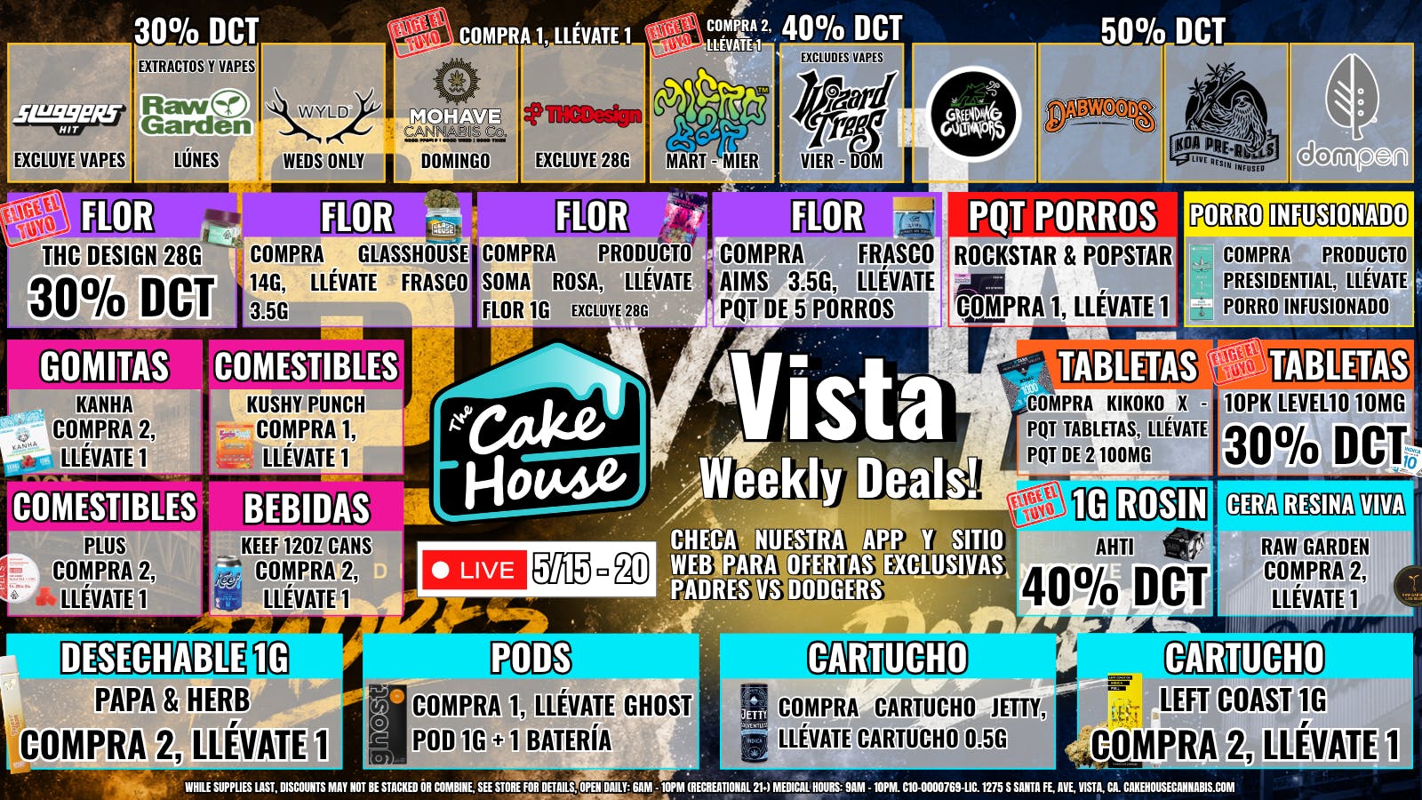 The Cake House - Vista ¡Ofertas semanales TCH Vista!