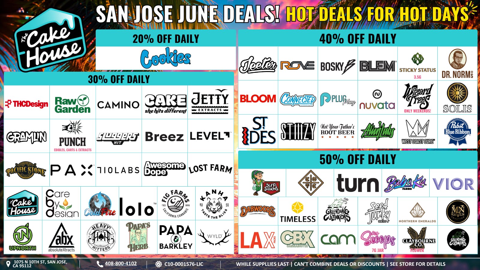 The Cake House - San Jose *Now Open* TCH San Jose June Deals!