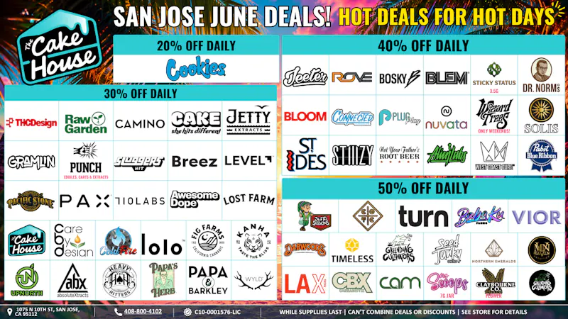The Cake House - San Jose *Now Open* TCH San Jose June Deals!