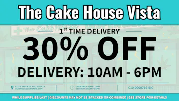 The Cake House - Vista TCH Vista Delivery Discount!