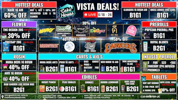 The Cake House - Vista 6/18 - 24: TCH Vista Deals!