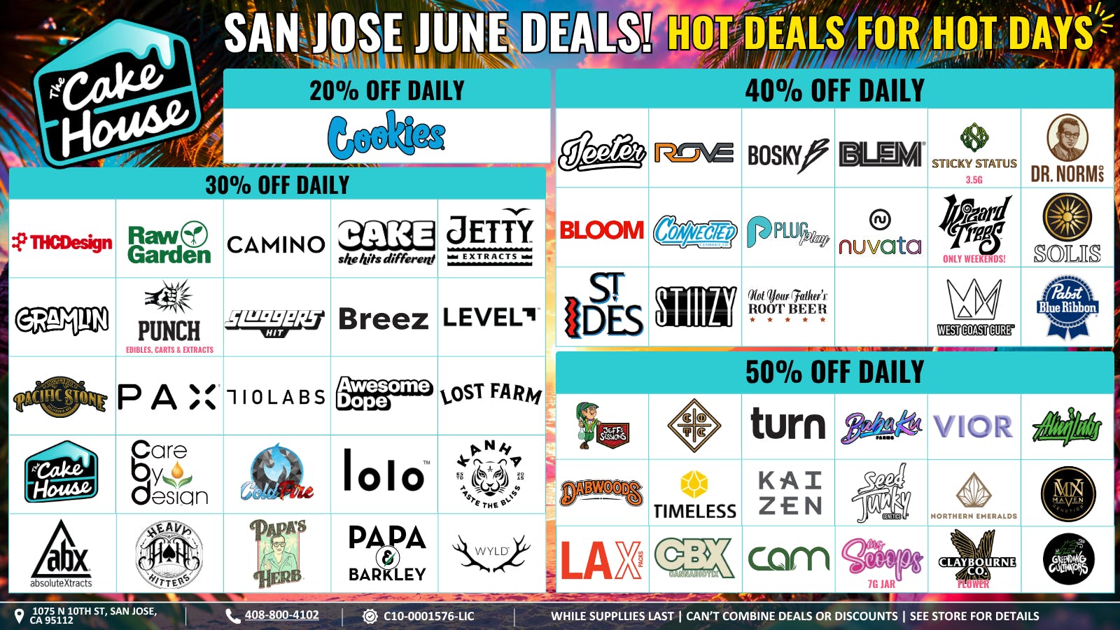 The Cake House - San Jose *Now Open* TCH San Jose June Deals!