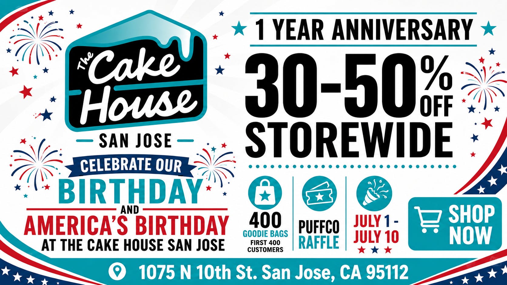 The Cake House - San Jose *Now Open* TCH San Jose Anniversary!