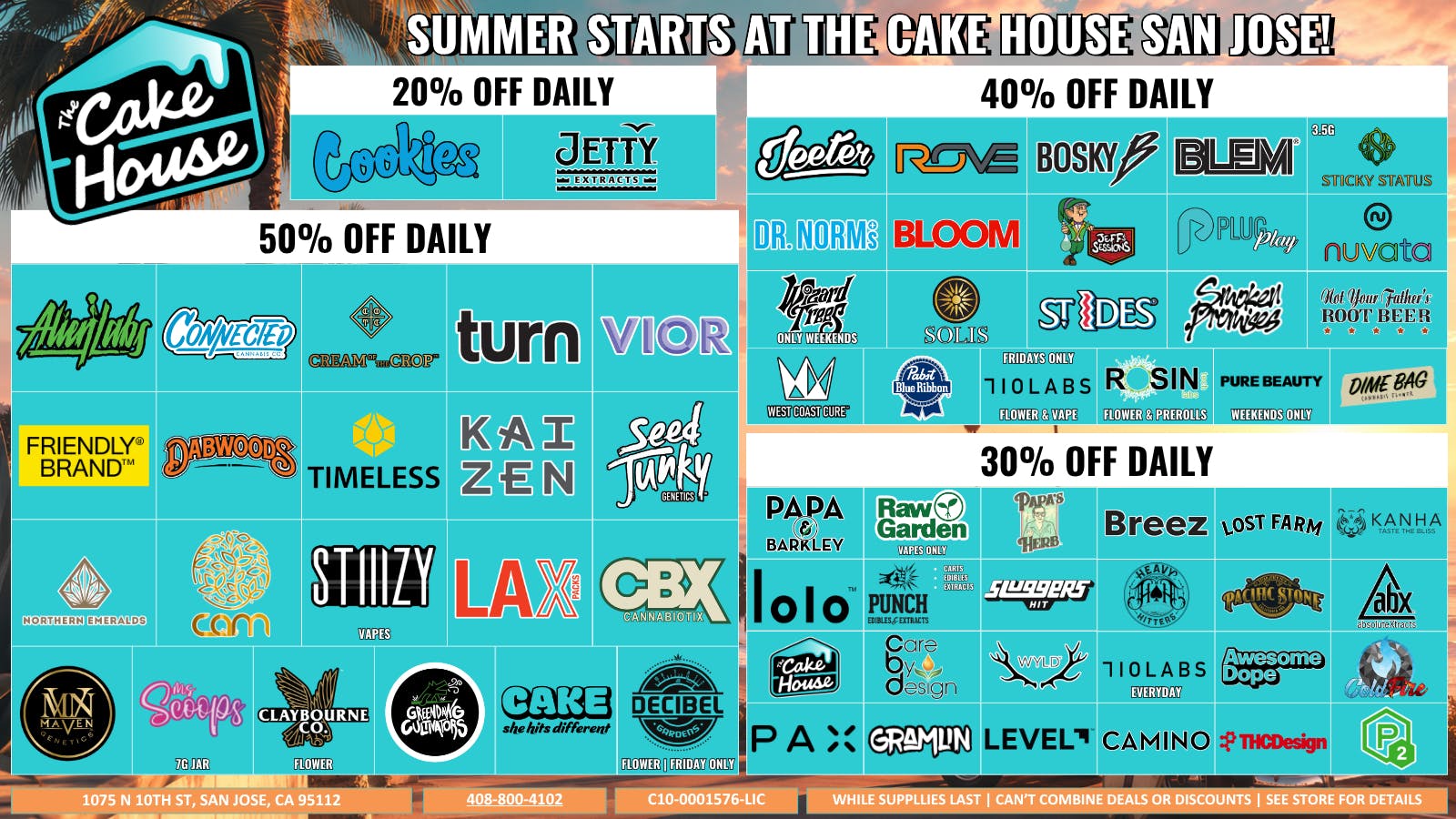 The Cake House - San Jose *Now Open* TCH San Jose August Deals!