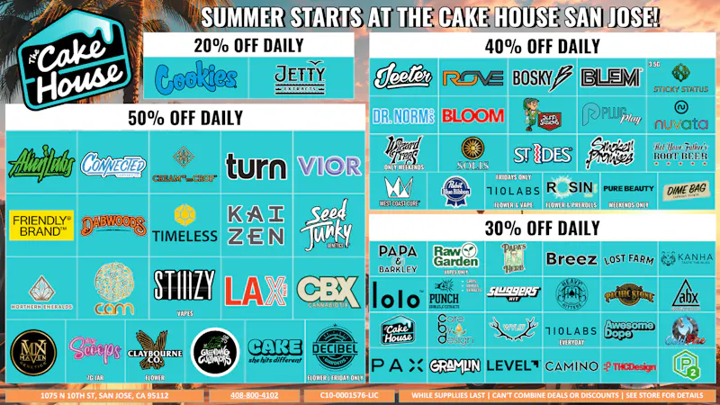 The Cake House - San Jose *Now Open* TCH San Jose August Deals!