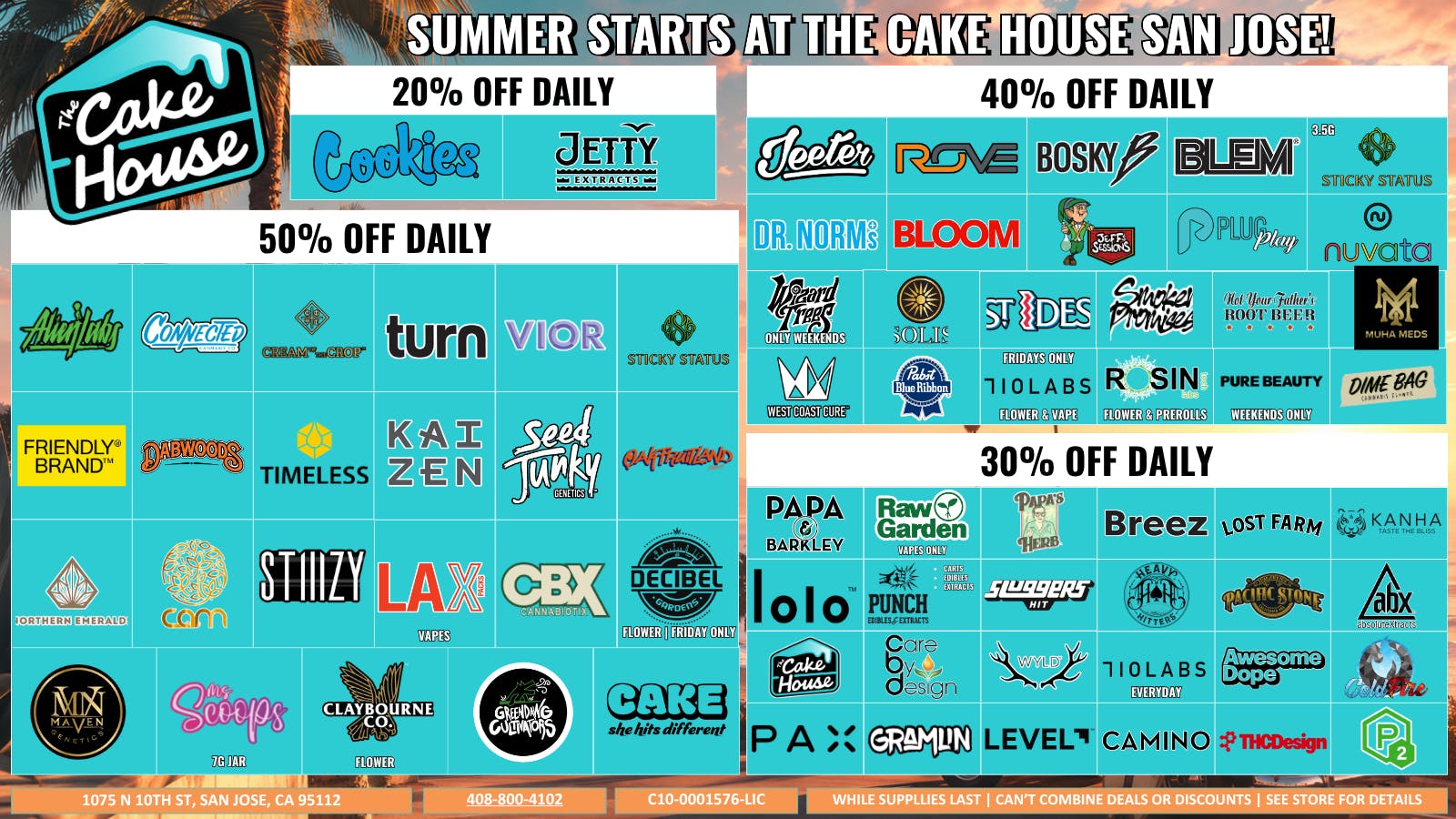 The Cake House - San Jose *Now Open* TCH San Jose August Deals!
