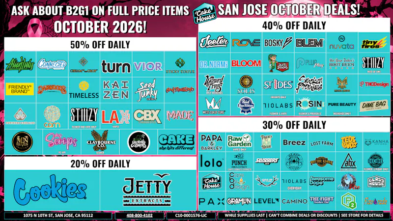 The Cake House - San Jose TCH San Jose October Deals!