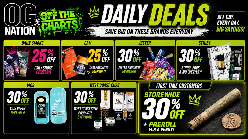OG Nation x OTC - Lynwood Daily Deals! 30% OFF!
