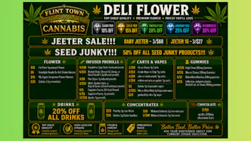 Flint Town Cannabis JEETER, SEED JUNKY AND DRINKS