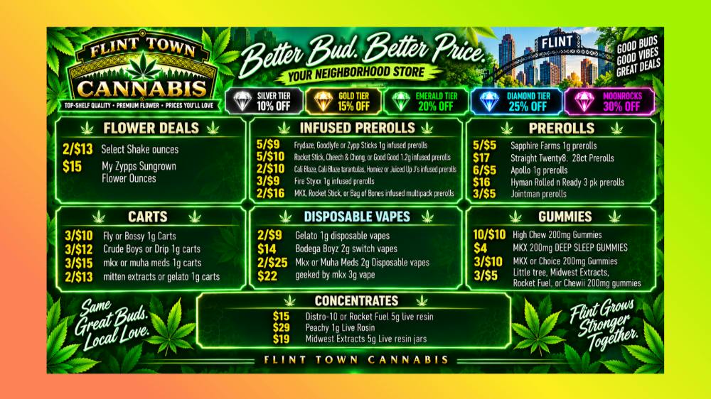 Flint Town Cannabis WE MADE IT TO THE WEEKEND