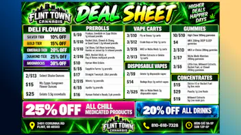 Flint Town Cannabis SEPTEMBER DEALS
