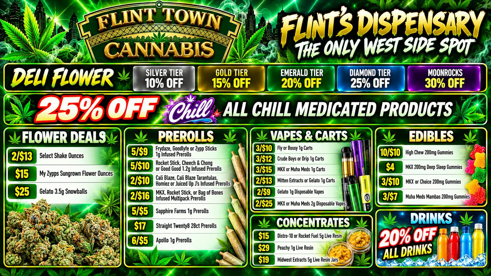 Flint Town Cannabis WEST SIDE SPOT IS HOT