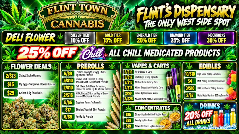 Flint Town Cannabis WEST SIDE SPOT IS HOT