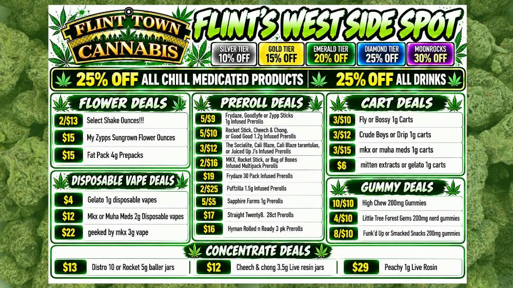 Flint Town Cannabis CRAZY WEATHER, CRAZY DEALS