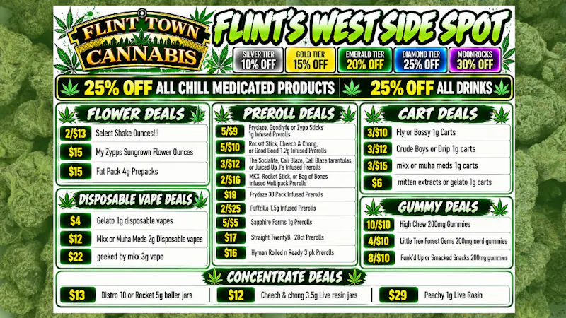 Flint Town Cannabis CRAZY WEATHER, CRAZY DEALS