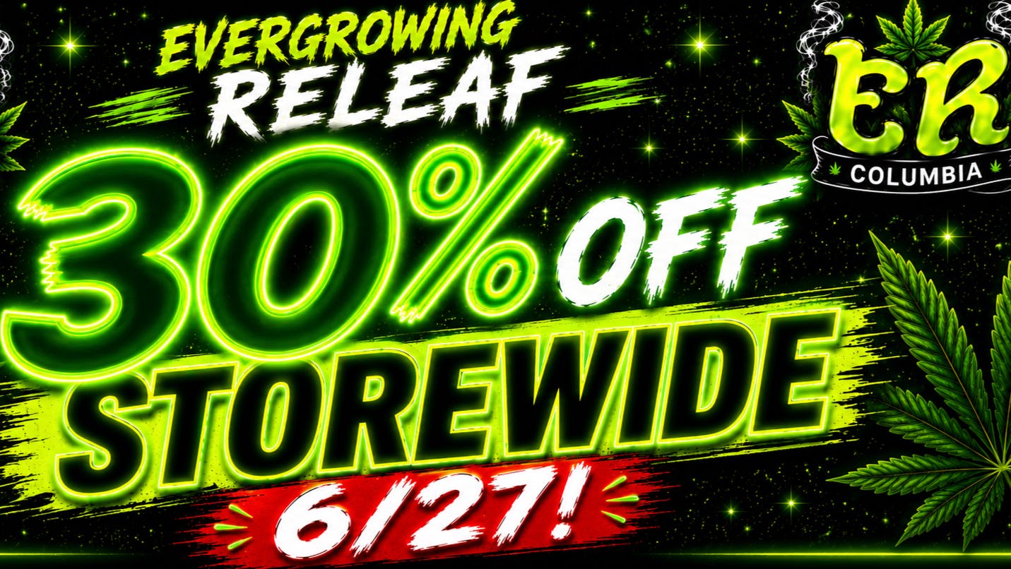Evergrowing Releaf 30% Off Storewide