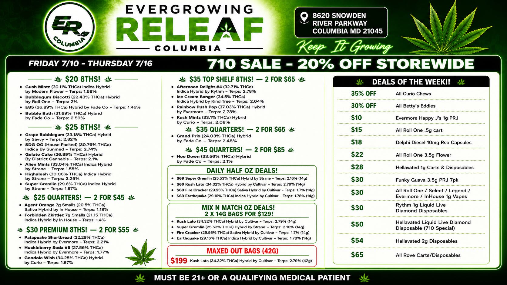 Evergrowing Releaf 🎯 TOP DEALS THIS WEEK