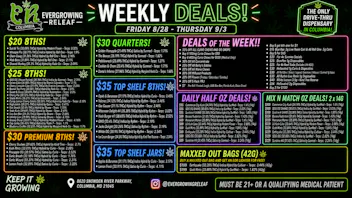 Evergrowing Releaf New Weekly Deals! 8/28 - 9/3 !