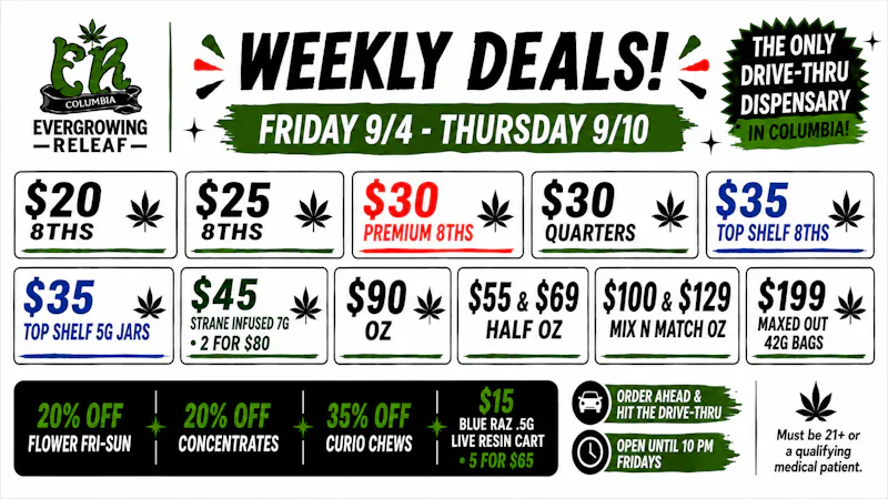 Evergrowing Releaf 🔥 Evergrowing Weekly Drops | 9/4–9/10