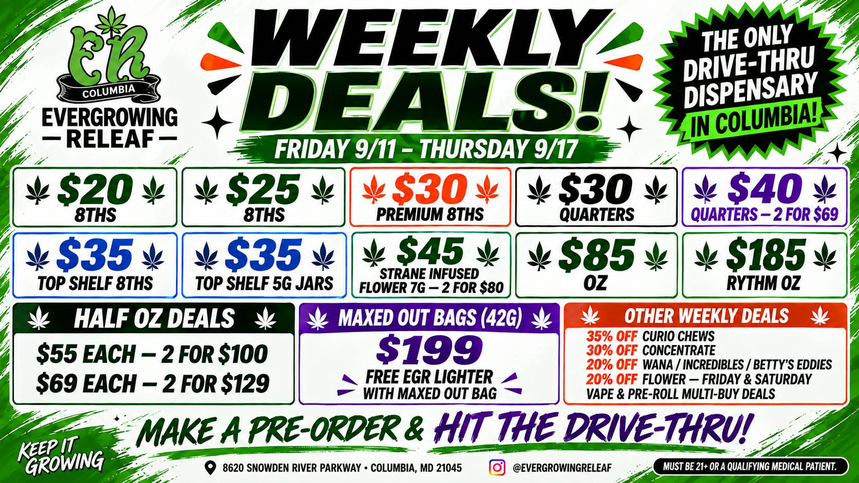 Evergrowing Releaf Weekly Deals Are Live! 🔥 - Evergrowing Releaf