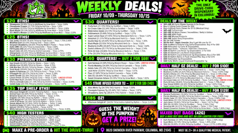 Evergrowing Releaf Evergrowing Weekly Deals - All Treats No Tricks