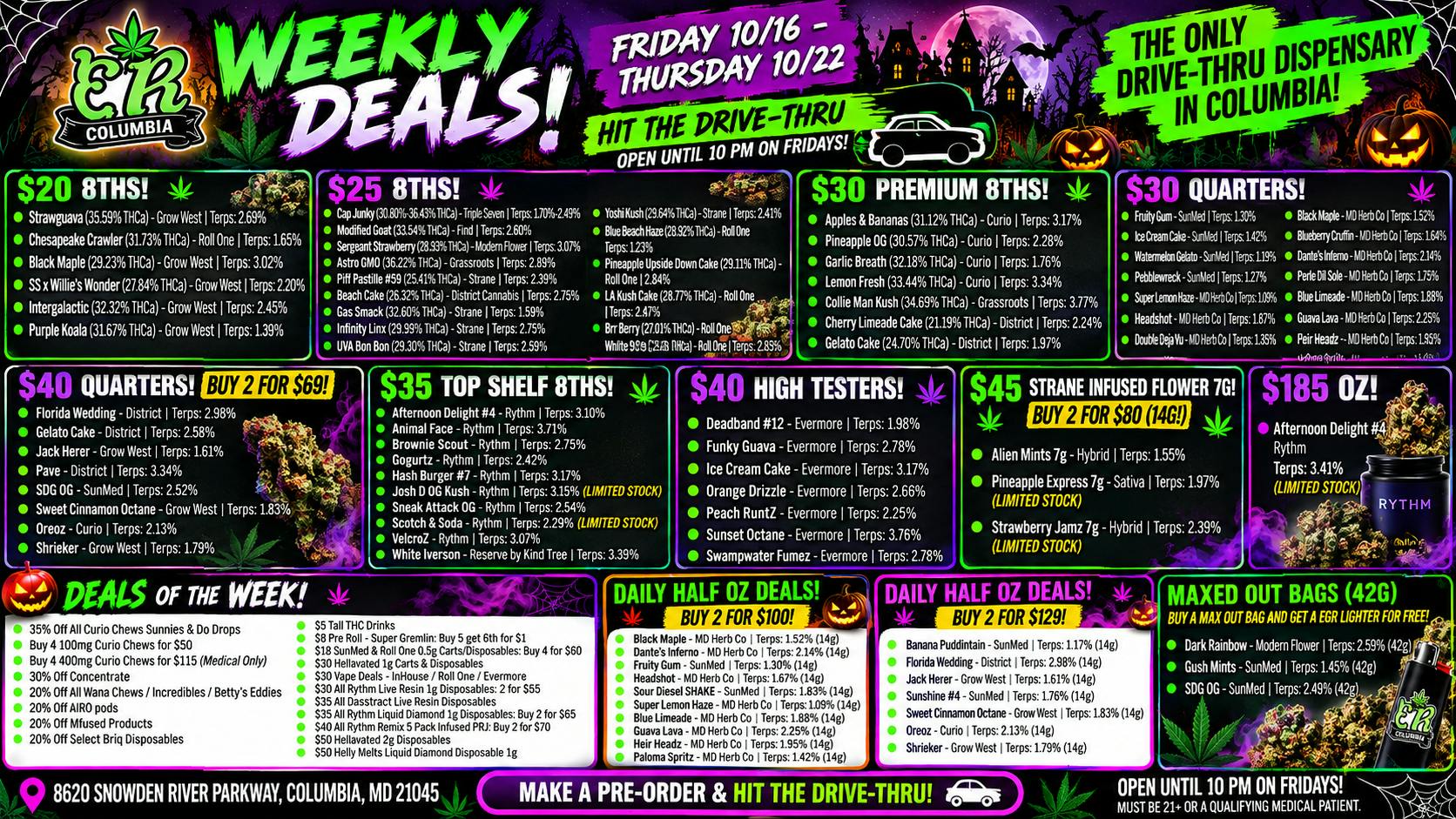 Evergrowing Releaf Evergrowing Releaf Columbia Weekly Deals| Oc16–22