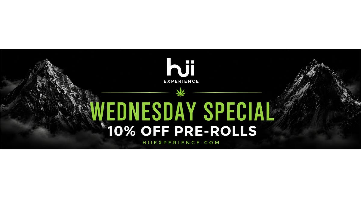 Hii Experience WEDNESDAY SPECIALS