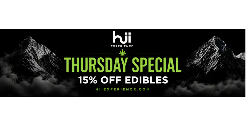 Hii Experience THURSDAY SPECIALS