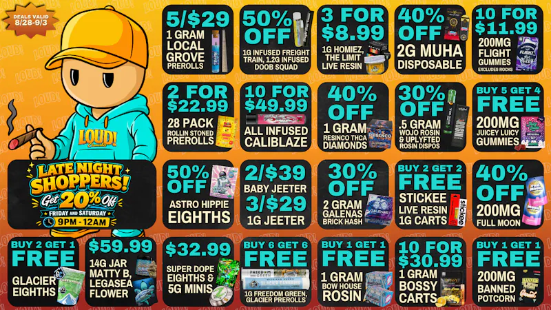 LOUD! Cannabis 💥LOUD! Cannabis Deals💥