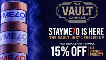 The Vault Cannabis Stay Melo 15% off