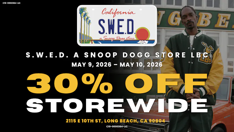 SWED A SNOOP DOGG Dispensary - LBC 30% Off Storewide