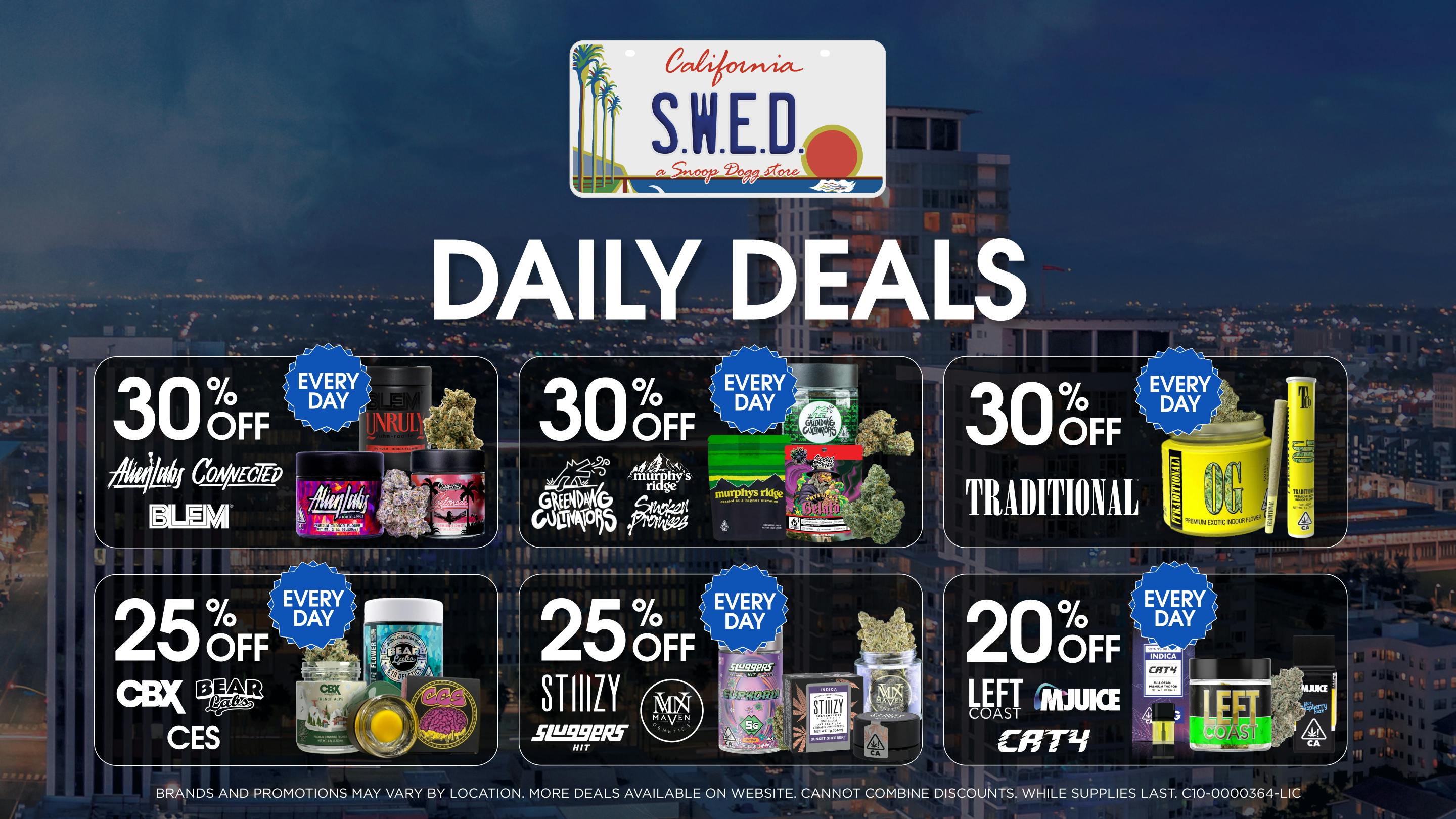 SWED A SNOOP DOGG Dispensary - LBC Up To 30% Off Daily Deals