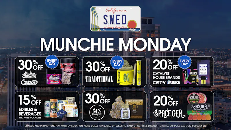SWED A SNOOP DOGG Dispensary - LBC Munchie Monday