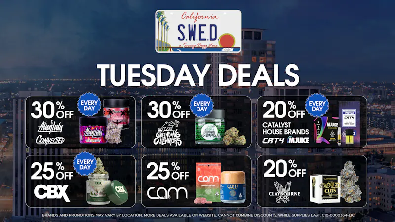 SWED A SNOOP DOGG Dispensary - LBC Tuesday Deals