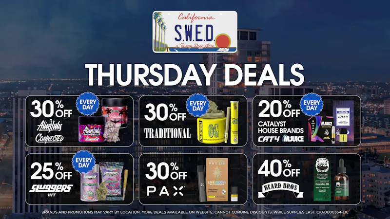 SWED A SNOOP DOGG Dispensary - LBC Thursday Deals