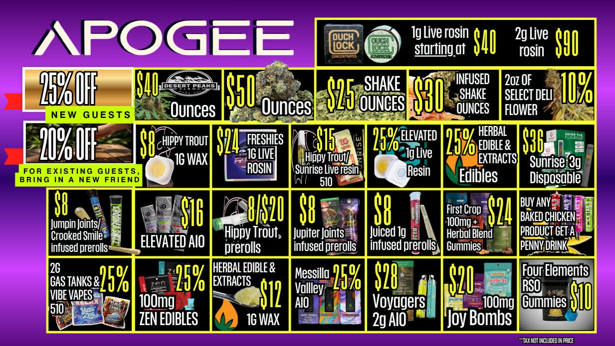 Apogee - Drive Thru Far From Home Deals