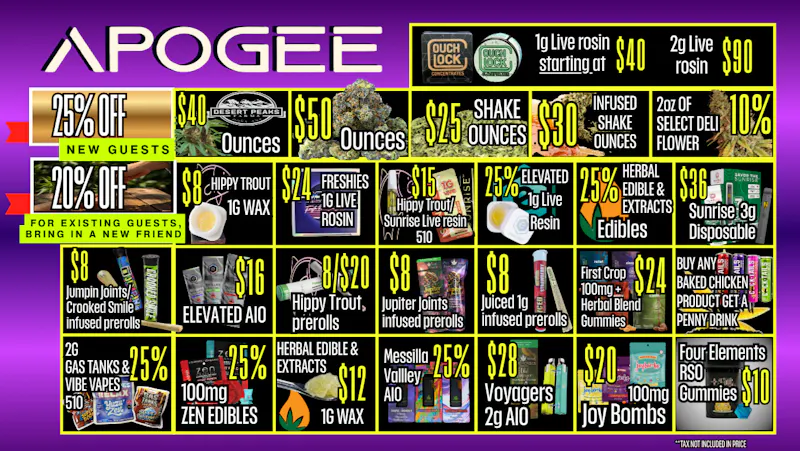Apogee - Drive Thru Far From Home Deals